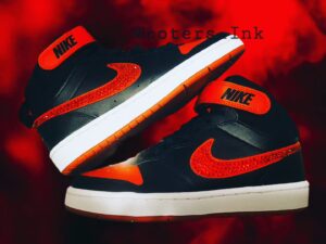 Red Black Nike Mid